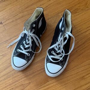 Converse Black and White High-Tops